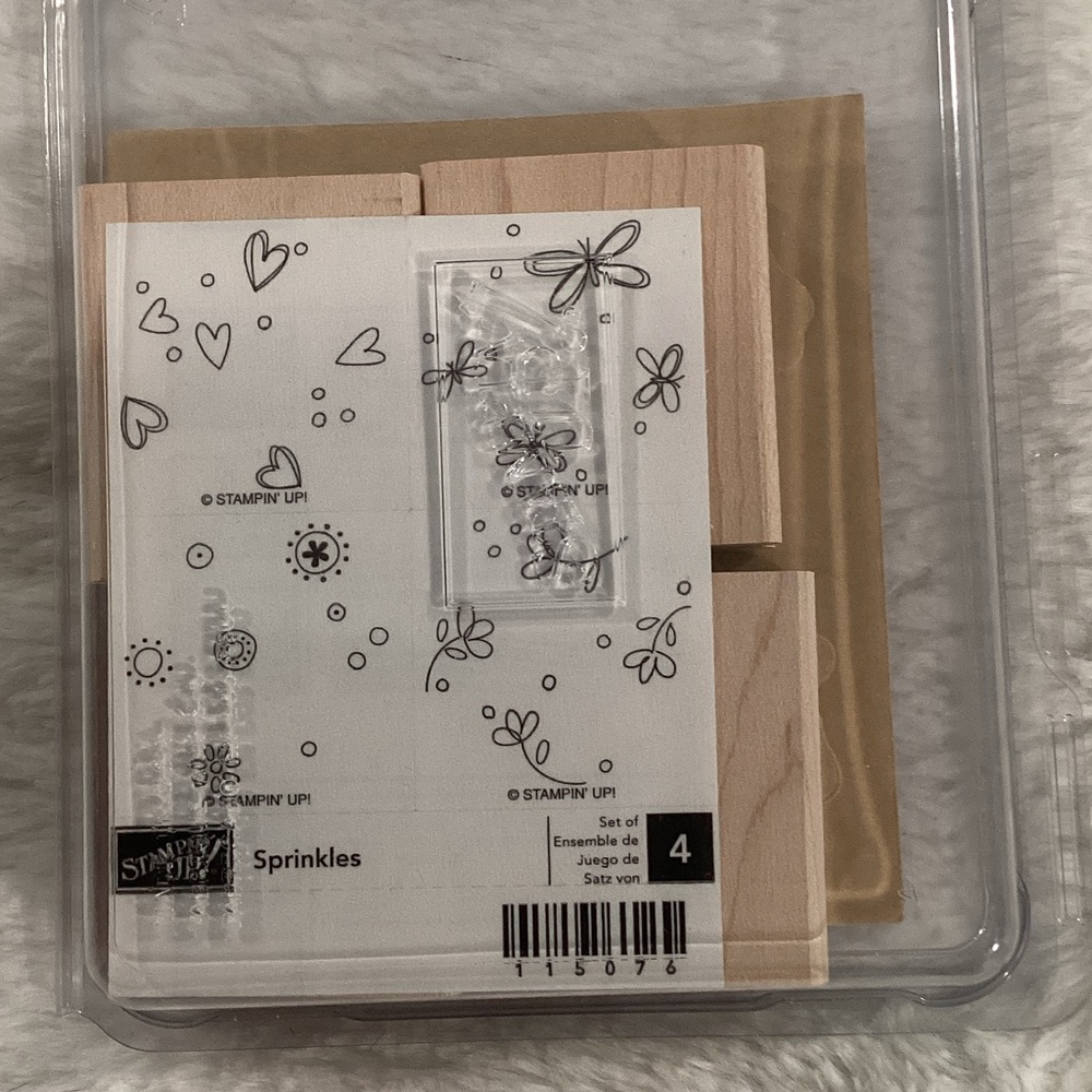 Stampin' Up! Sprinkles Stamp Set with Black and White Designs